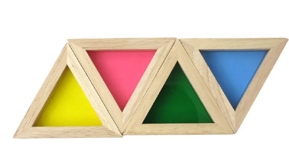 Stack Acrylic Block Montessori Wooden Toy