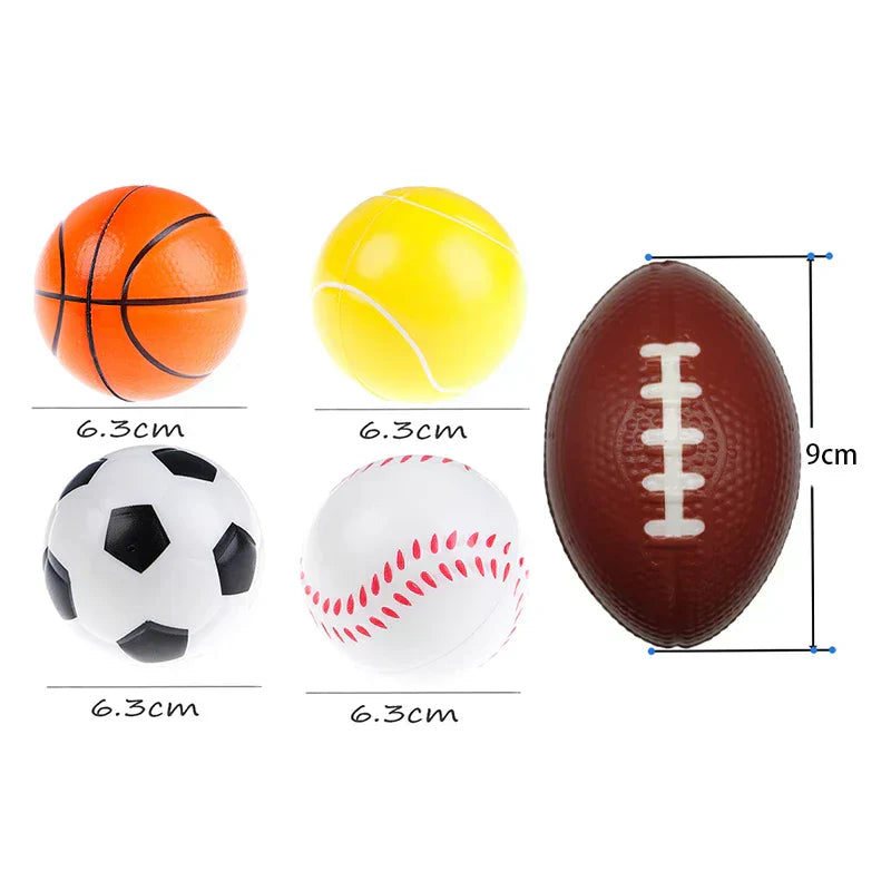 Mini Soft Football Basketball Baseball Tennis Rugby