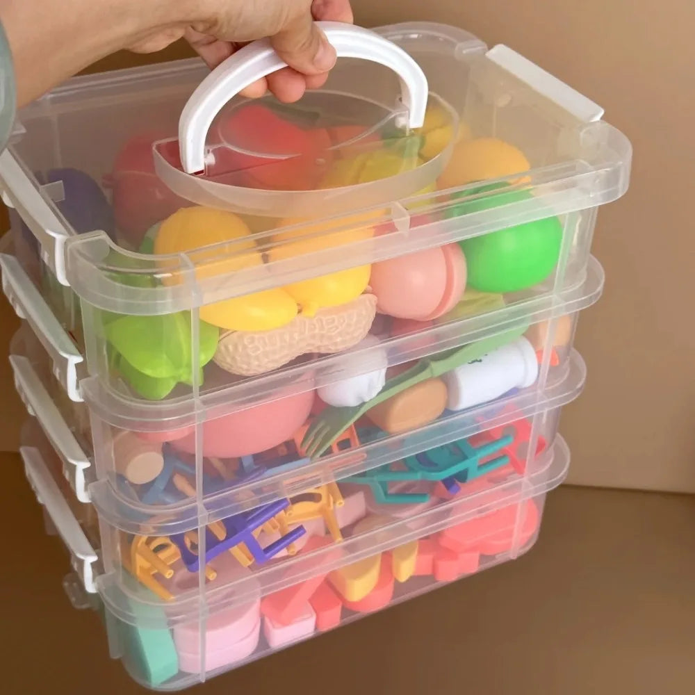 4 Layers Stackable  Organizer Box