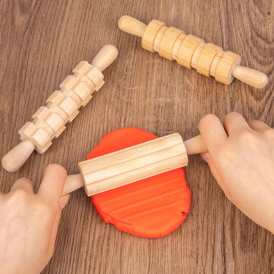 Wooden Play Dough Set