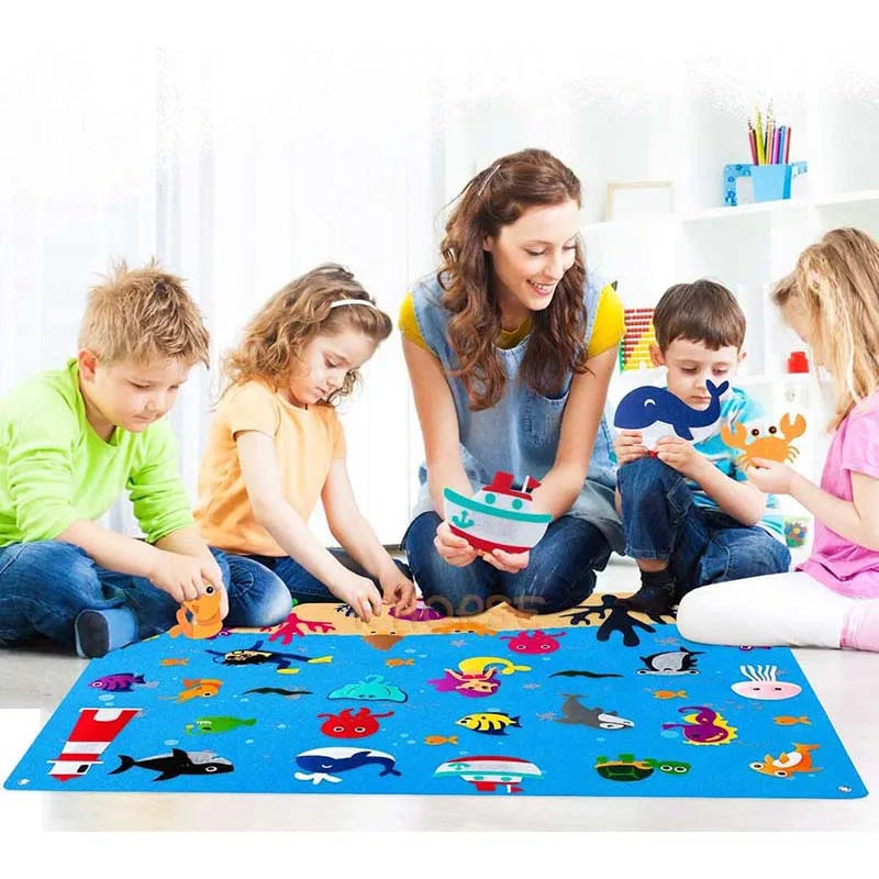 Montessori Storytelling Felt Board Set