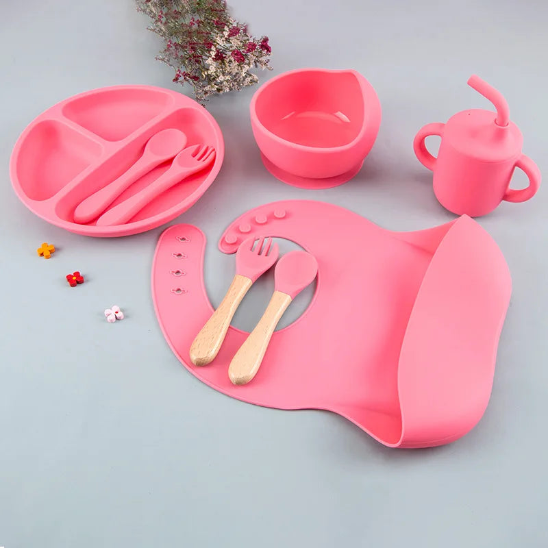 Feeding Set BPA Free Silicone