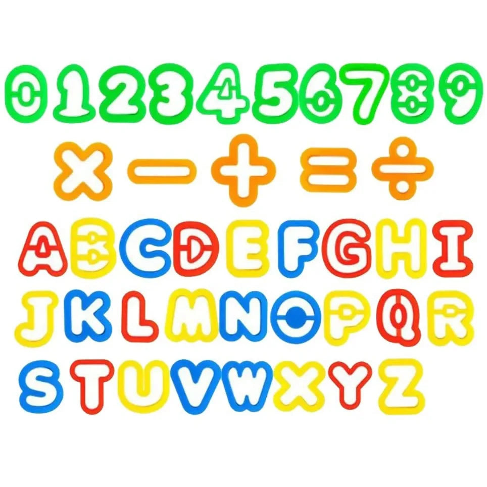 Playdough tools Letters Numbers