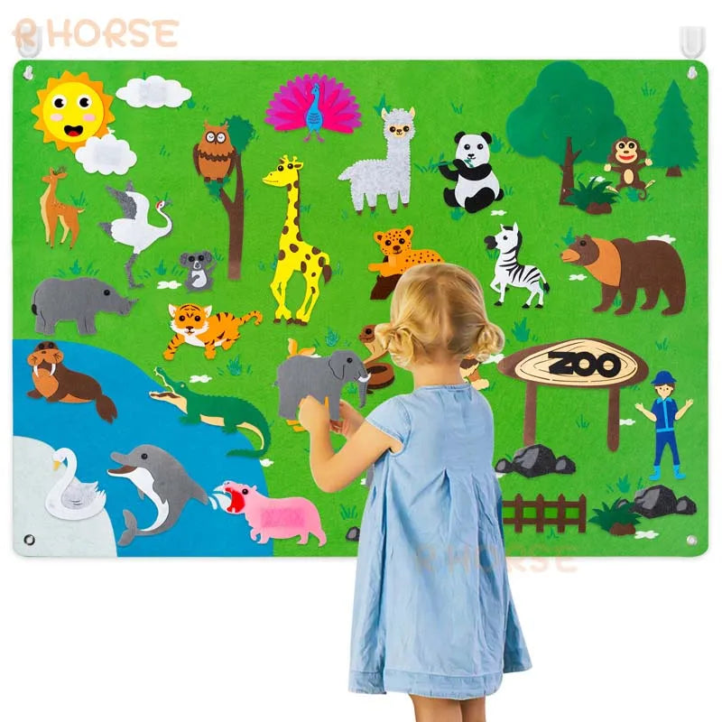 Montessori Storytelling Felt Board Set