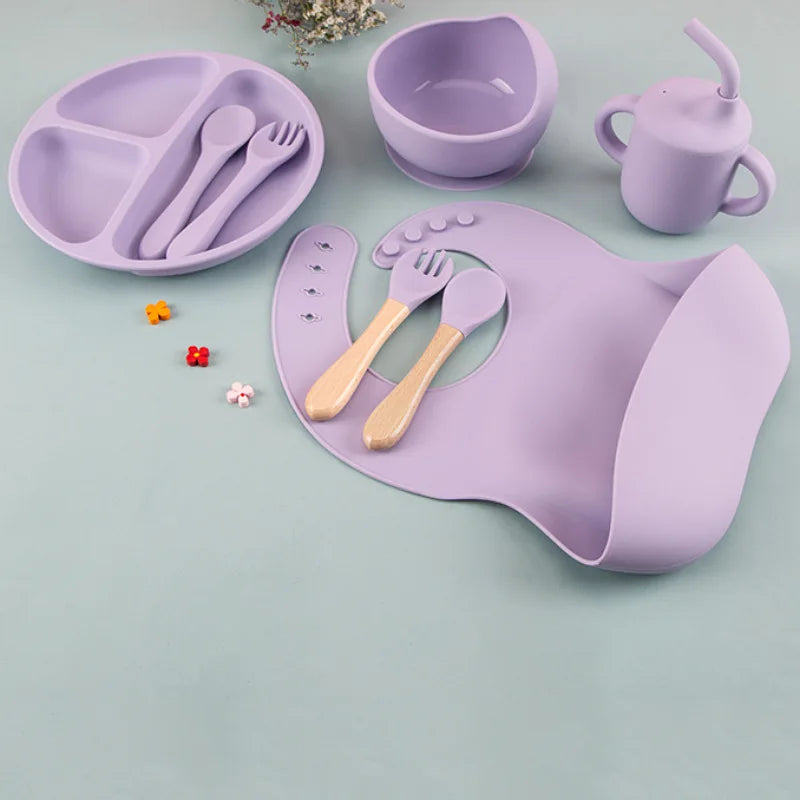 Feeding Set BPA Free Silicone