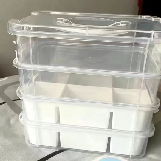 4 Layers Stackable  Organizer Box