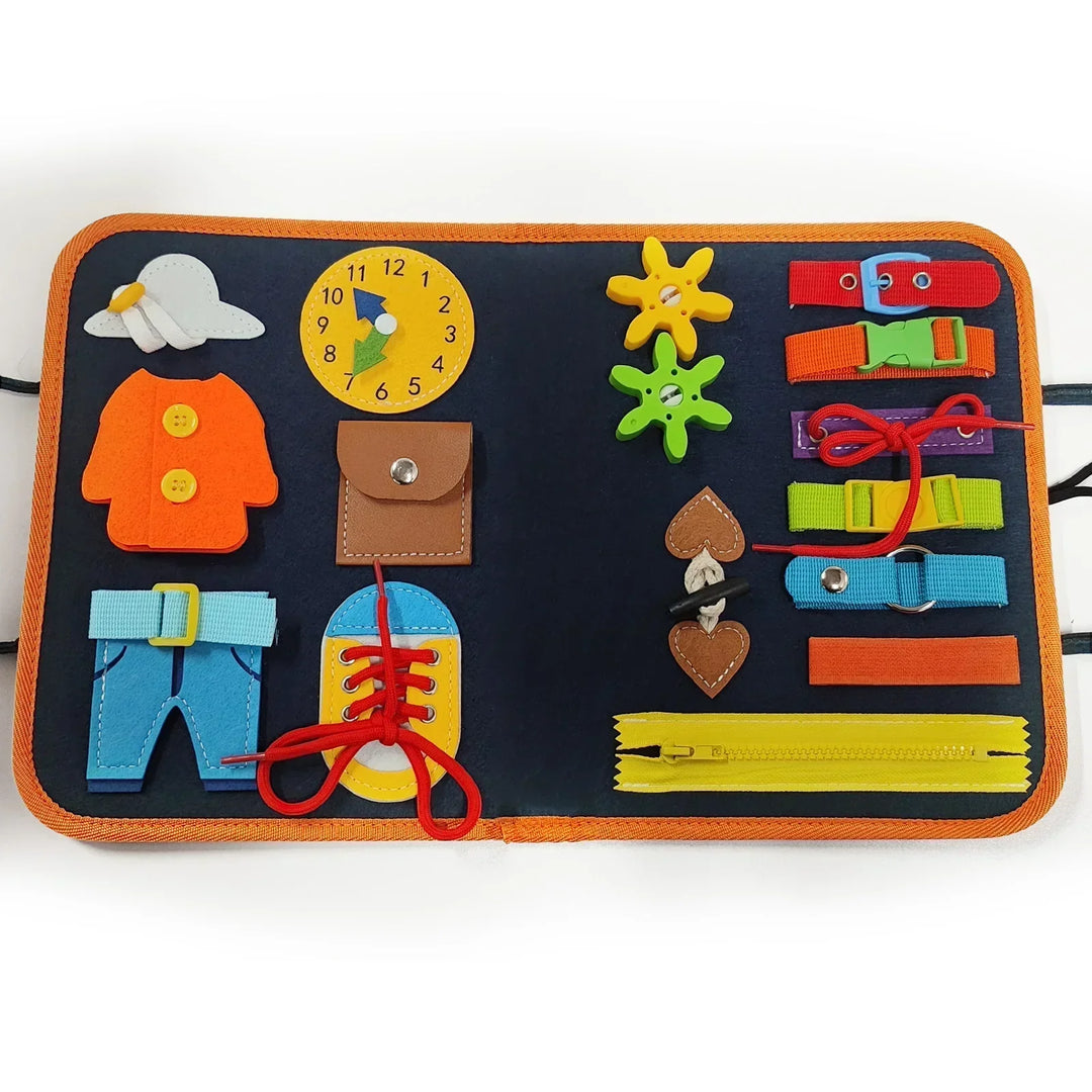 baby felt cloth story book 3dmontessori busy board toy