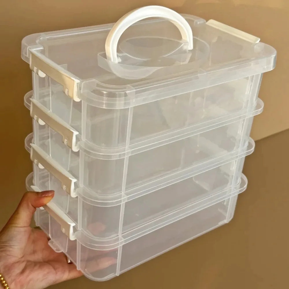 4 Layers Stackable  Organizer Box