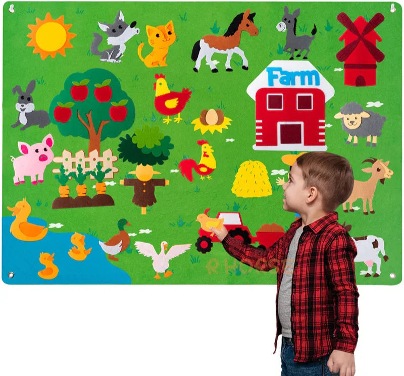 Montessori Storytelling Felt Board Set