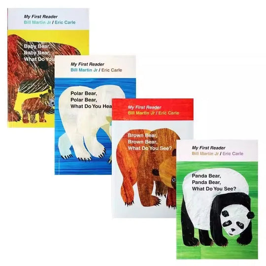 4 Books Brown Bear