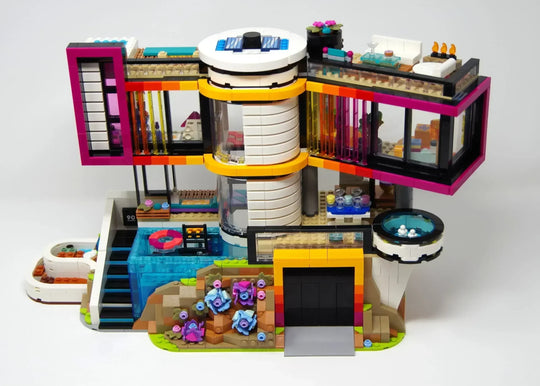 Ande's modern mansion building block set