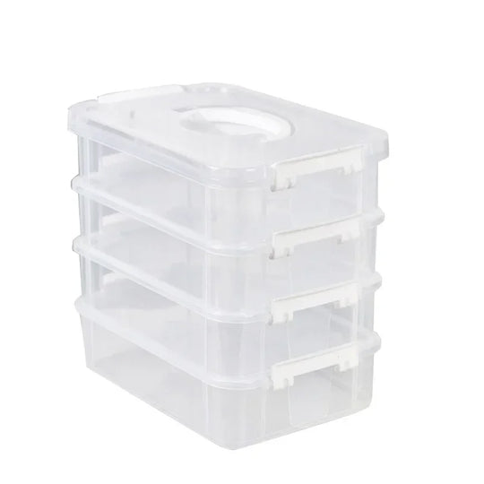 4 Layers Stackable  Organizer Box