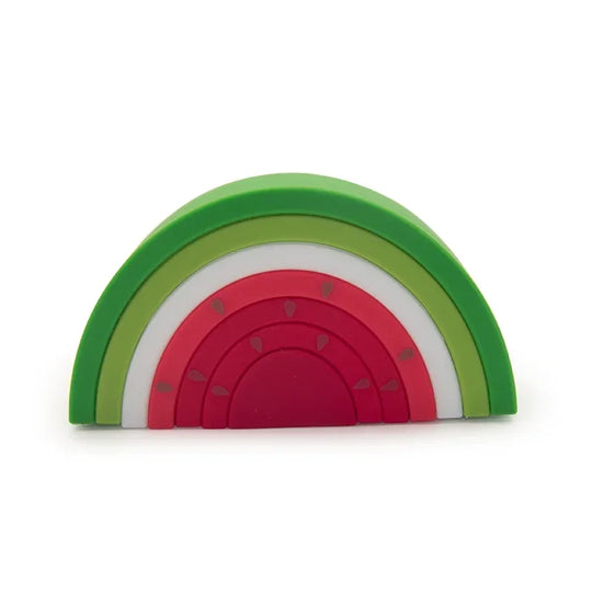 Rainbow Montessori Soft Block Silicone Building