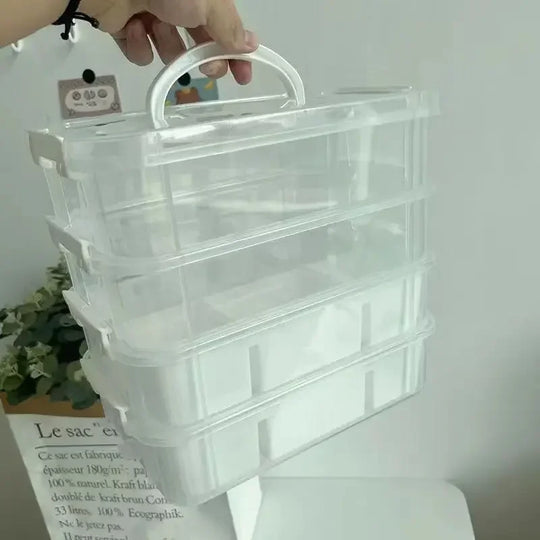 4 Layers Stackable  Organizer Box