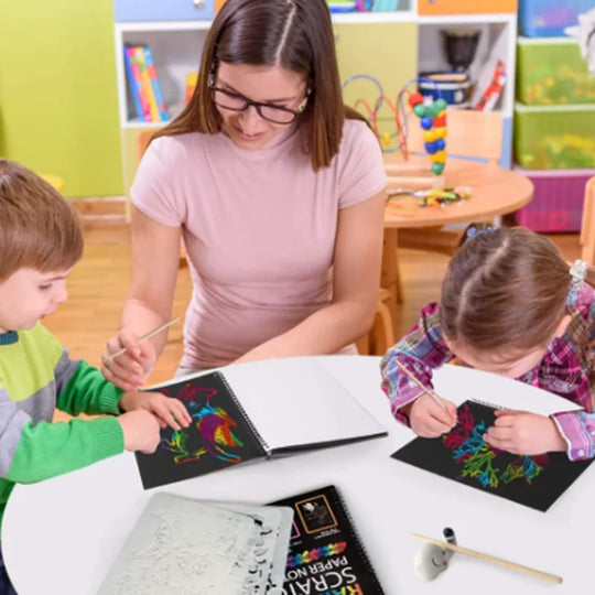 Geometric Spirograph Drawing Set