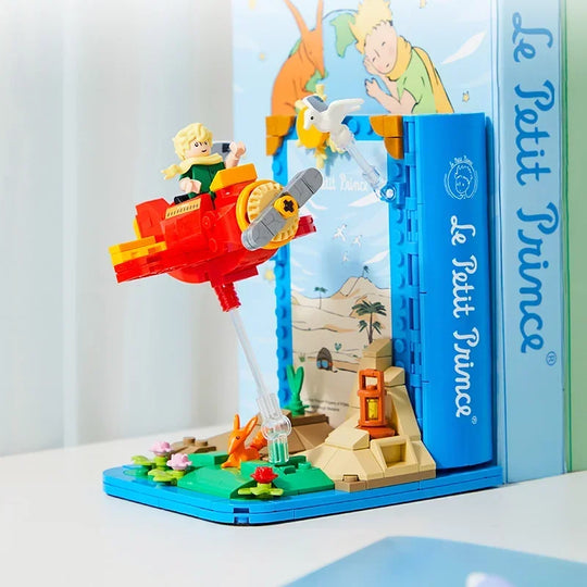 Prince Airplane Bookend Building Blocks