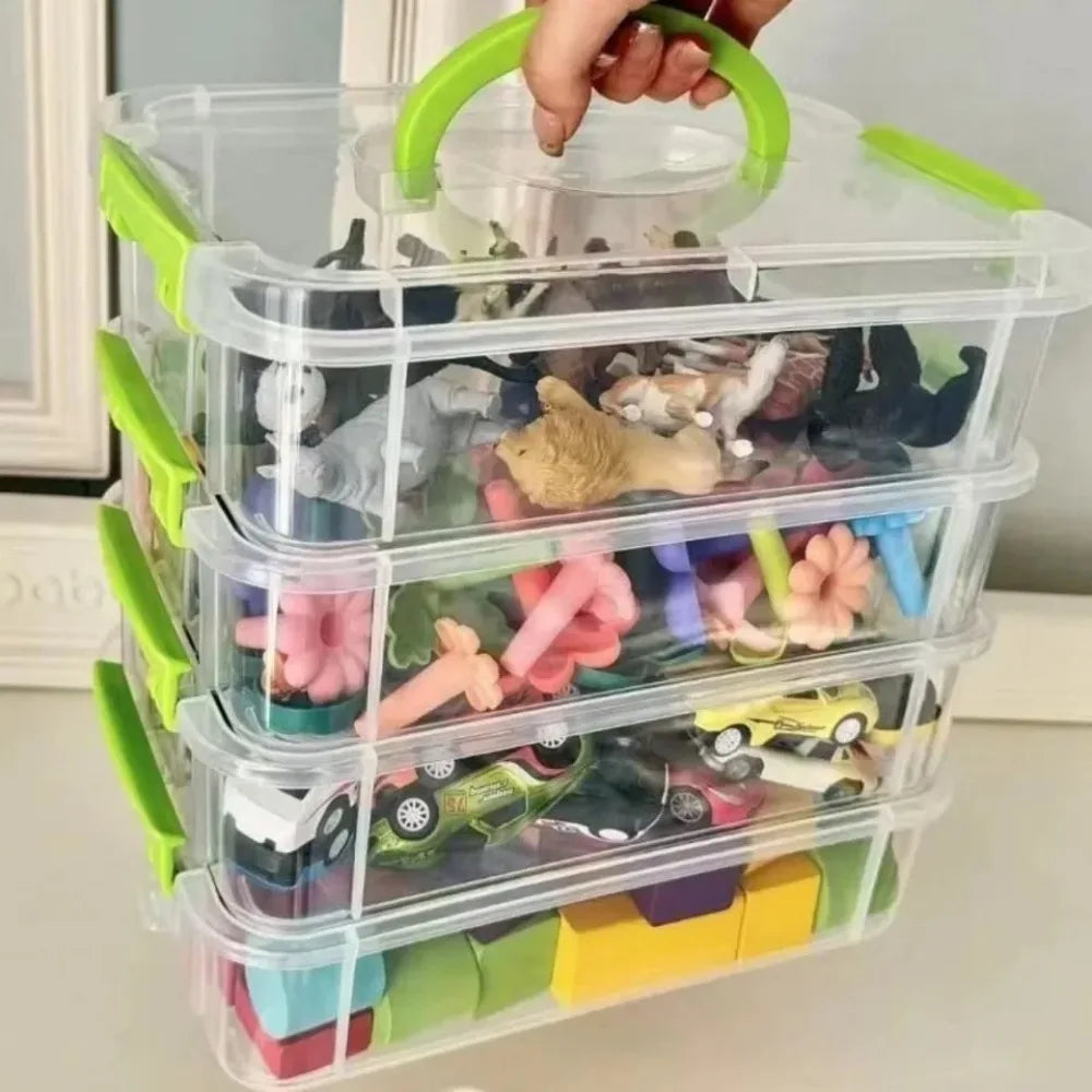 4 Layers Stackable  Organizer Box