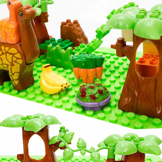 43Pcs Dino Valley Building Blocks