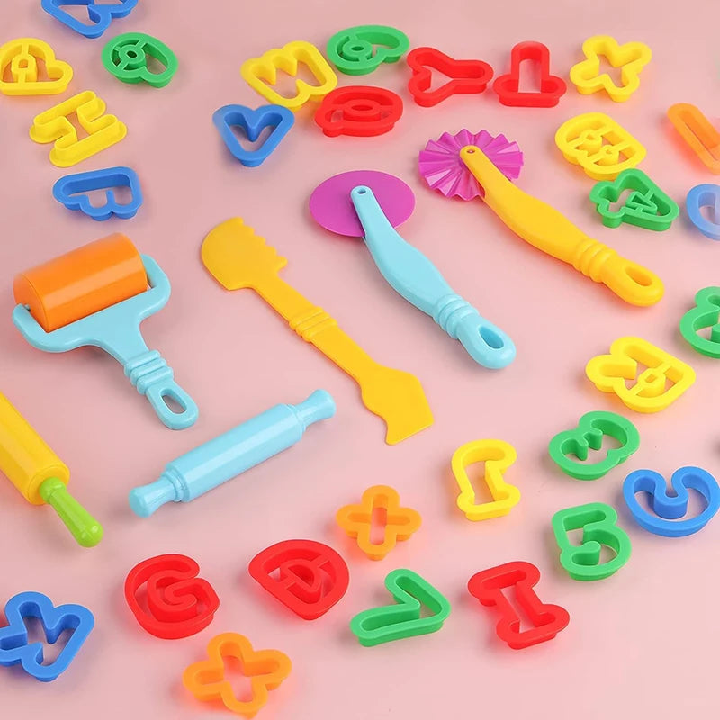 Playdough tools Letters Numbers