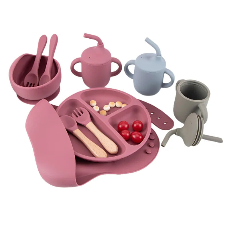 Feeding Set BPA Free Silicone